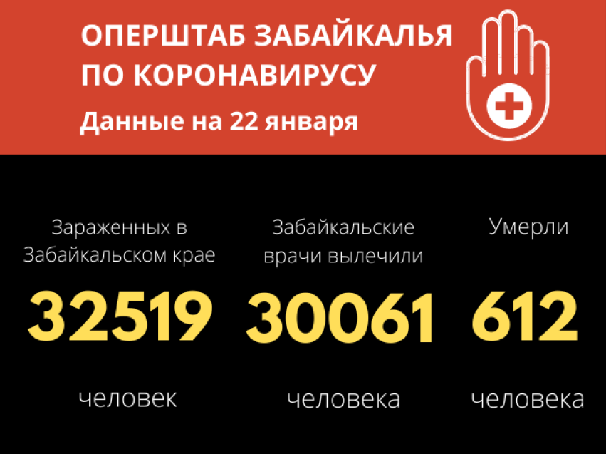 За последние сутки в Забайкалье выявили 220 новых случаев заболевания COVID-19